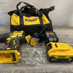 AS-IS DEWALT ATOMIC 20V Lithium-Ion Cordless 1/2 in. Hammer Drill Kit