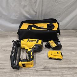 AS-IS DeWalt 20V 16 Gauge Cordless Angled Finish Nailer Kit