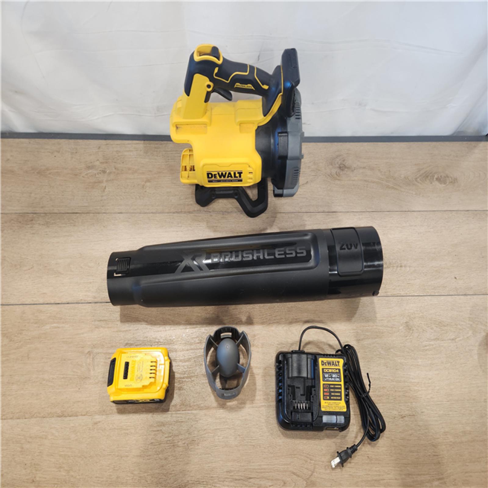 AS-IS- DEWALT 20V MAX* XR Brushless Cordless Handheld Blower Kit