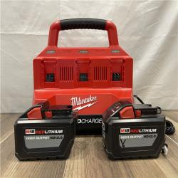 AS-IS Milwaukee M18 18V Lithium-Ion REDLITHIUM FORGE Starter Kit with Two 12.0 Ah Battery