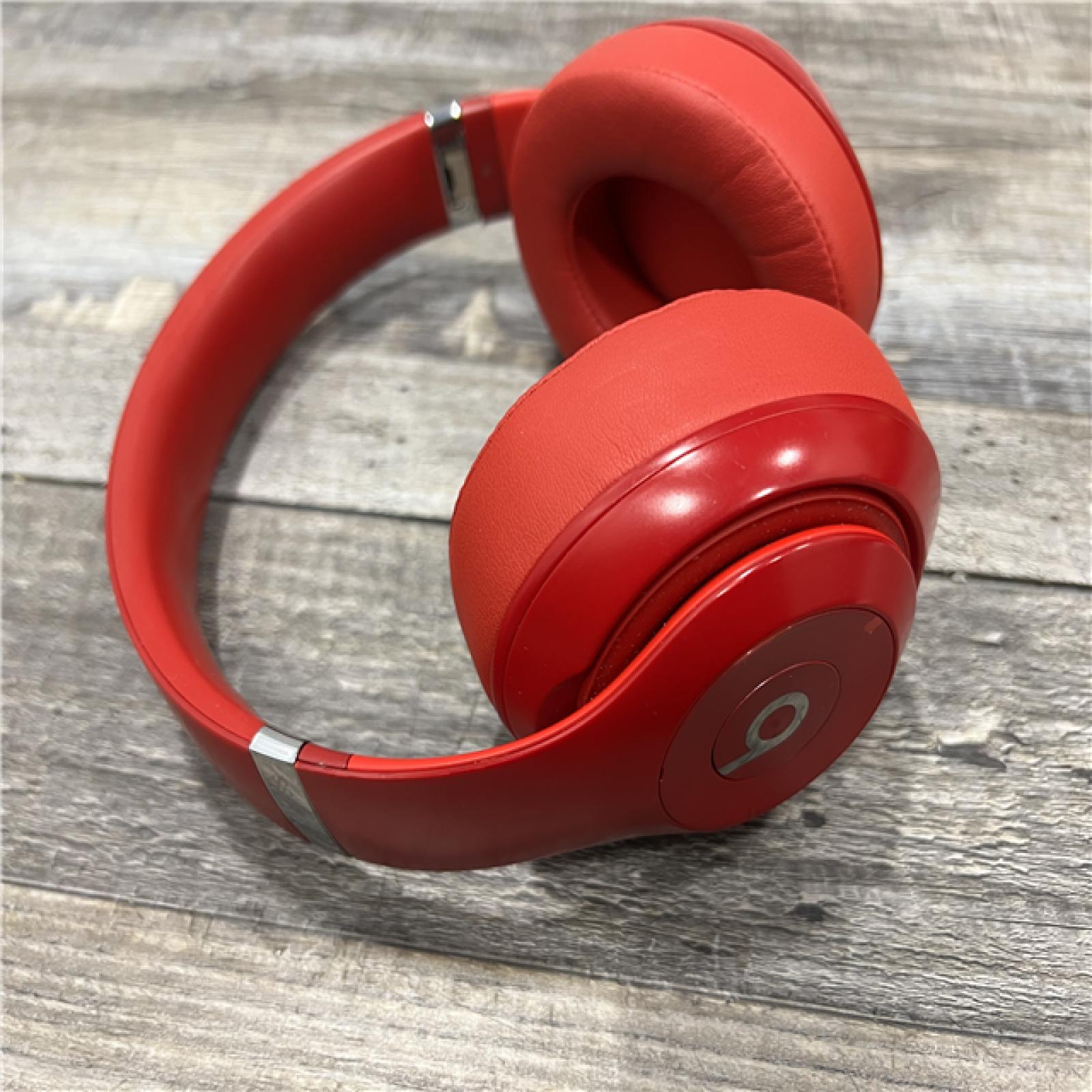AS-IS Beats Studio3 Wireless Noise Cancelling On-Ear Headphones- Red