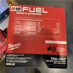 NEW! - Milwaukee M18 FUEL 18V Lithium-Ion Brushless Cordless 1 in. Impact Wrench with D-Handle (Tool-Only)