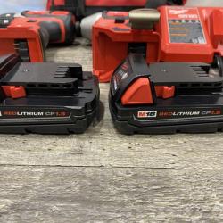 AS-IS Milwaukee 18V Lithium-Ion Cordless Drill Driver/Impact Driver Combo Kit