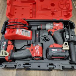 AS-IS M18 FUEL 18V Lithium-Ion Brushless Cordless Hammer Drill and Impact Driver Combo Kit (2-Tool) with 2 Batteries