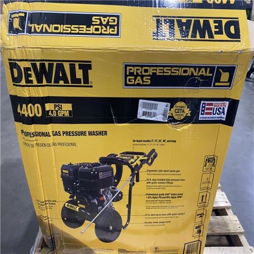 Dallas Location - As-Is DEWALT 4400 PSI 4.0 GPM Gas Pressure Power Washer