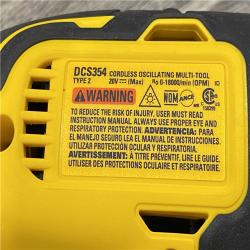 AS-IS DEWALT ATOMIC 20V MAX Cordless Brushless Oscillating Multi Tool (Tool Only)