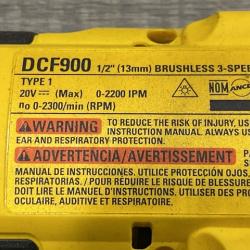 AS-IS DEWALT 20V MAX Lithium-Ion Cordless 1/2 in. Impact Wrench Kit