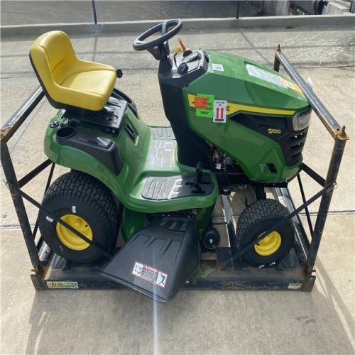 Houston Location AS IS - Outdoor Power Equipment John Deere S100 42 Inch Riding Mower
