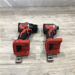 AS-IS Milwaukee M18 18V Lithium-Ion Cordless Compact Drill/Impact Combo Kit