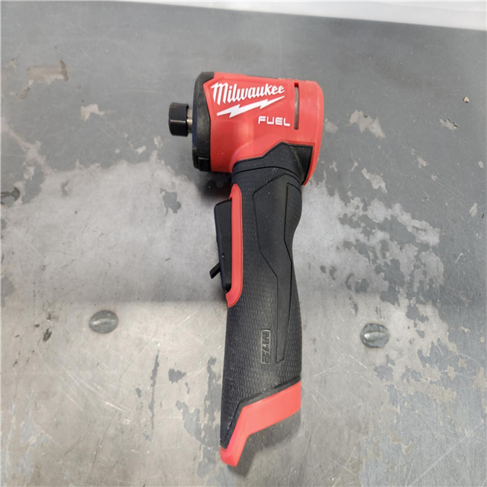 AS-IS- Milwaukee M12 FUEL 1/4 Right Angle Die Grinder