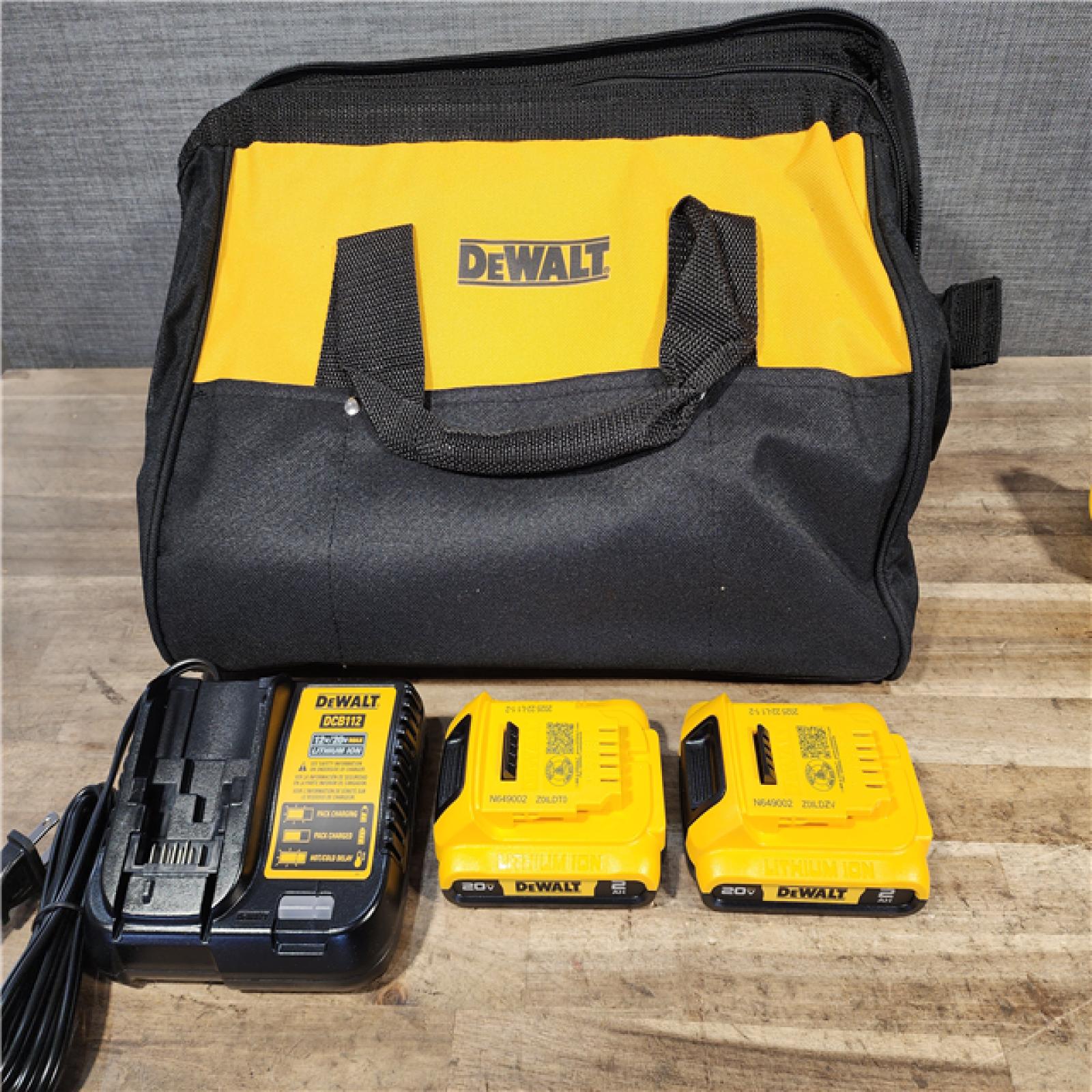 HOUSTON LOCATION - AS-IS DEWALT ATOMIC 20-Volt Lithium-Ion Cordless Brushless (3-Tool) Combo Kit