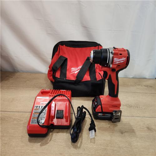 AS-IS- Milwaukee M18 Compact Next Gen 1/2 in. Brushless Cordless Drill/Driver Kit (Battery & Charger)
