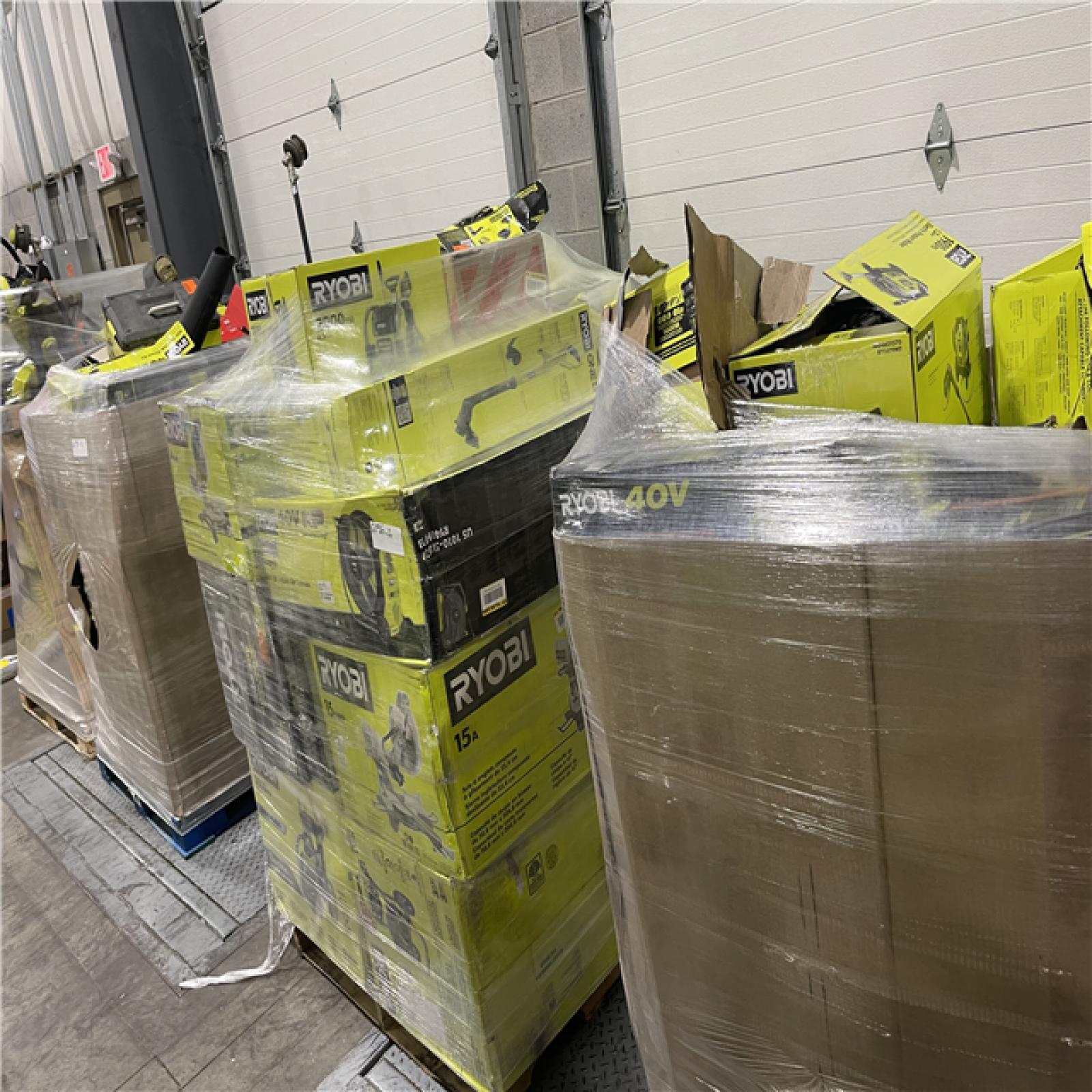 Pittston Location As-IS Power Tools Partial Truckload (12 Pallets) 6196-A