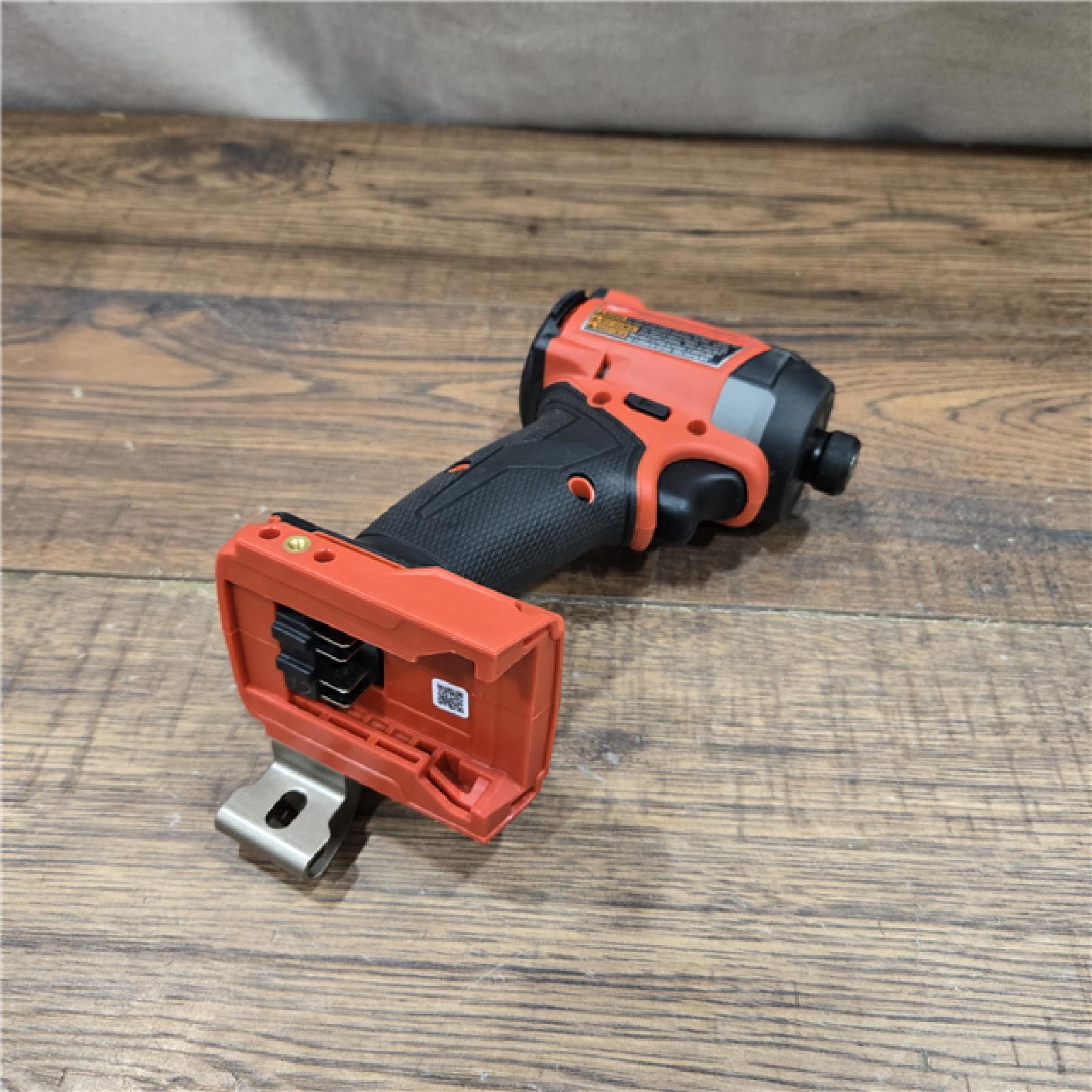 AS-IS Milwaukee 2953-20 18V Lithium-Ion Brushless Cordless 1/4   Hex Impact Driver Bare Tool  Red