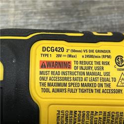 AS-IS DEWALT ATOMIC 20V MAX Cordless Die Grinder with Paddle Switch (Tool Only)