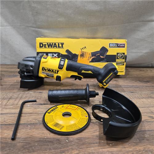AS-IS DEWALT 60V MAX Cordless Brushless 4.5 in. to 6 in. Small Angle Grinder with Kickback Brake (Tool Only)
