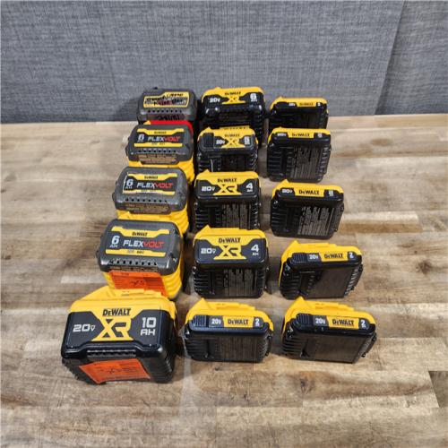 HOUSTON LOCATION - AS-IS DEWALT BATTERY PACK QTY - 15