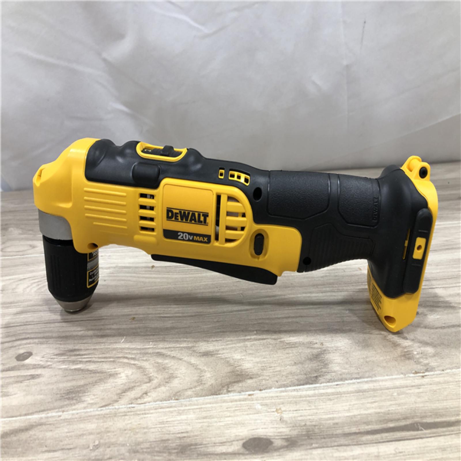AS-IS Dewalt 20V MAX Lithium Ion Cordless Right Angle Drill (3/8-Inch)