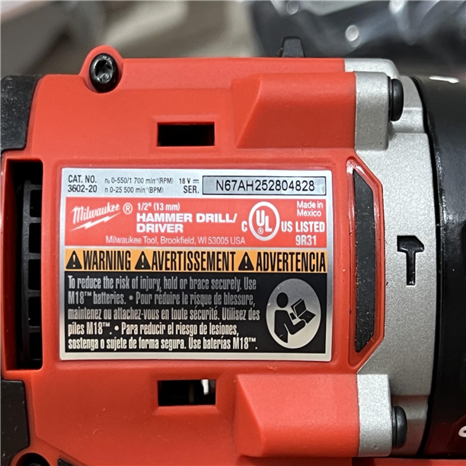 AS-IS Milwaukee 18-Volt Lithium-Ion Brushless Cordless (4-Tool) Combo Kit
