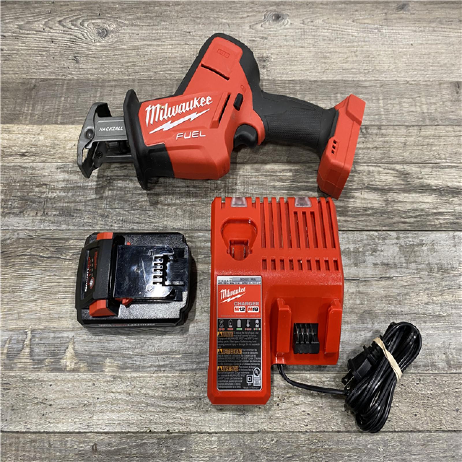 AS-IS Milwaukee FUEL 18V Lithium-Ion Brushless Cordless HACKZALL Reciprocating Saw Kit
