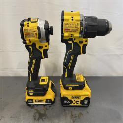 AS-IS - DeWalt ATOMIC 20V MAX Lithium-Ion Cordless 2-Tool Combo Kit