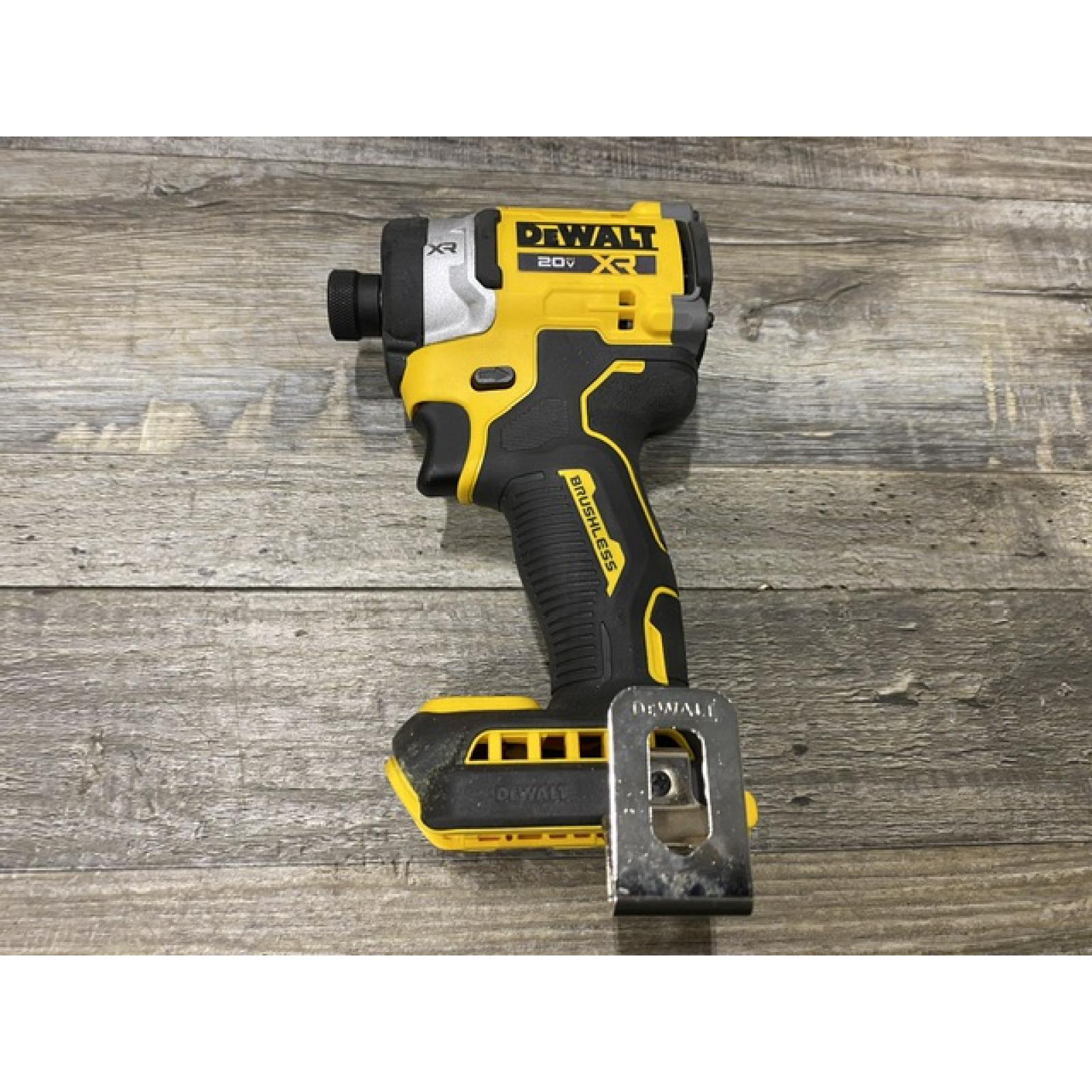 AS-IS DEWALT 20V MAX XR Lithium-Ion Brushless Cordless 3-Speed High Torque 1/4 in. Impact Driver Kit