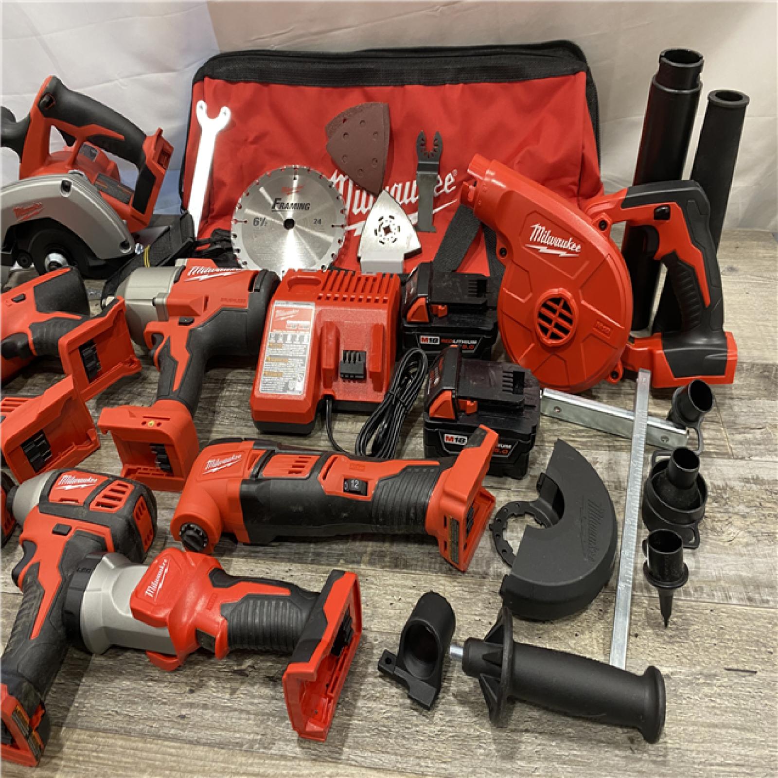 AS-IS Milwaukee 18-Volt Lithium-Ion Cordless Combo Kit