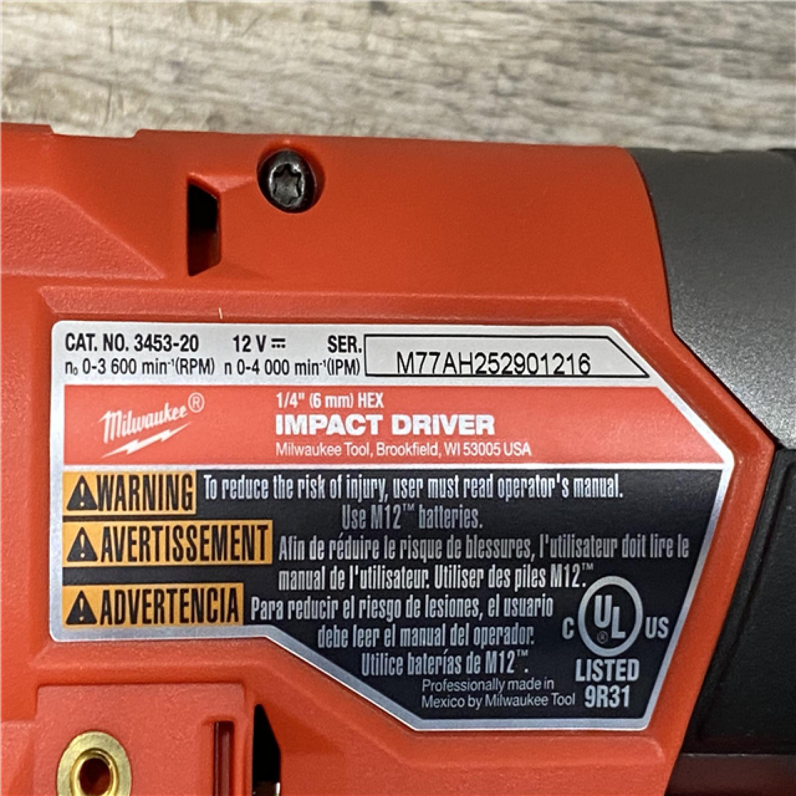 AS-IS Milwaukee FUEL 12-Volt Lithium-Ion Brushless Cordless Hammer Drill and Impact Driver Combo Kit