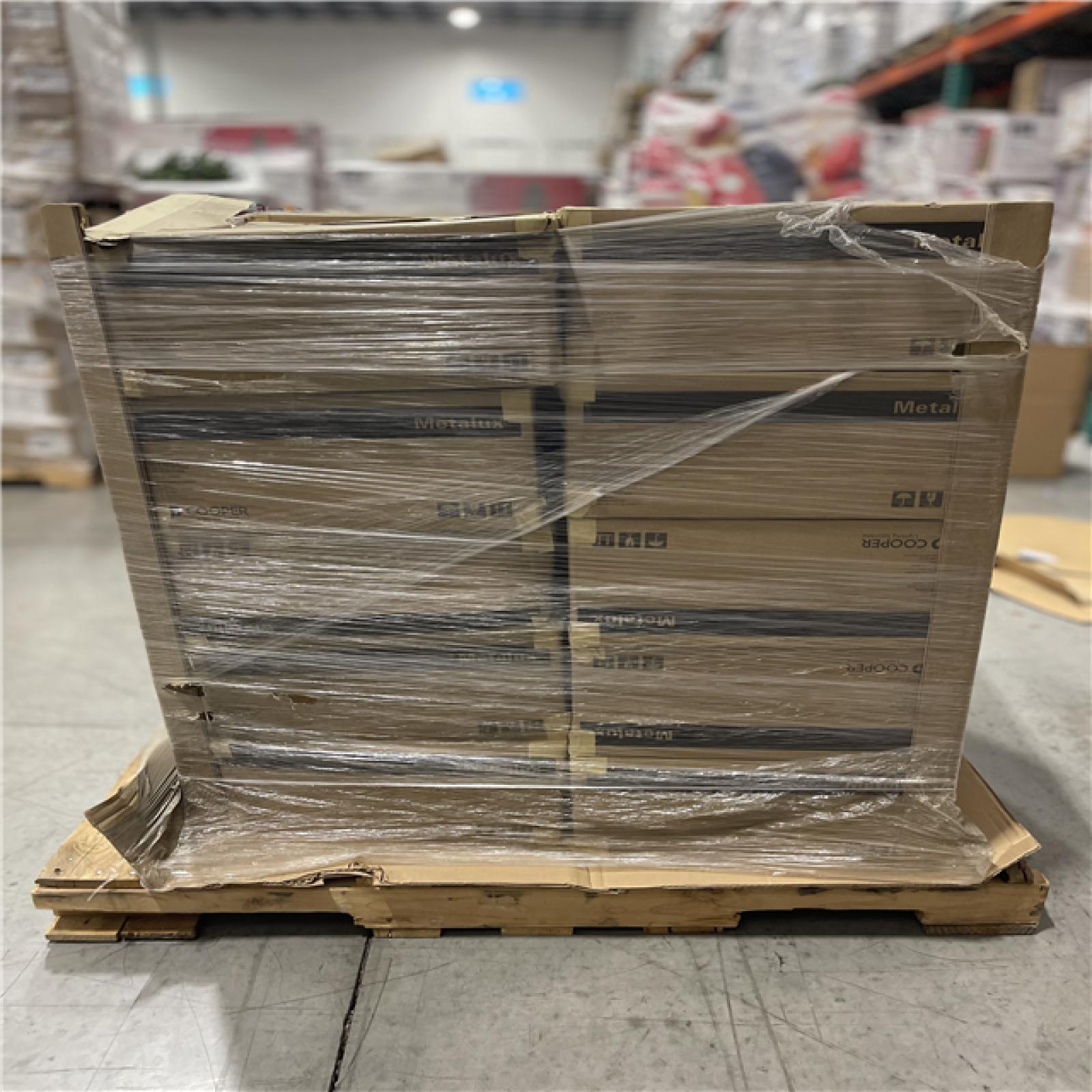 DALLAS LOCATION -  Metalux 14 in. Round 600-Watt Equivalent Integrated LED White High Bay Light PALLET- (20 UNITS)