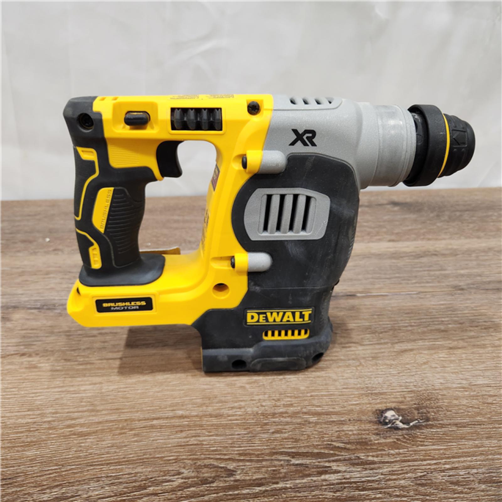 AS-IS DEWALT DCH273B 20V MAX XR Lithium-Ion Brushless Cordless 1â€ SDS-Plus L-Shape Rotary Hammer (Tool Only)