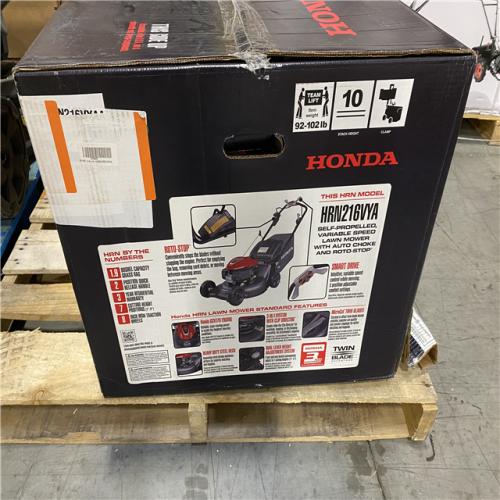 DALLAS LOCATION - NEW!Honda 21 in. 3-in-1 Variable Speed Gas Walk Behind Self Propelled Lawn Mower with Blade