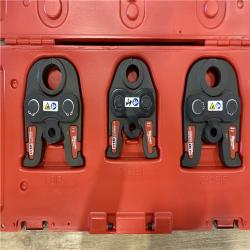 AS-IS Milwaukee M18 1/2in. -1 in. Black Iron Press Tool Jaw Kit