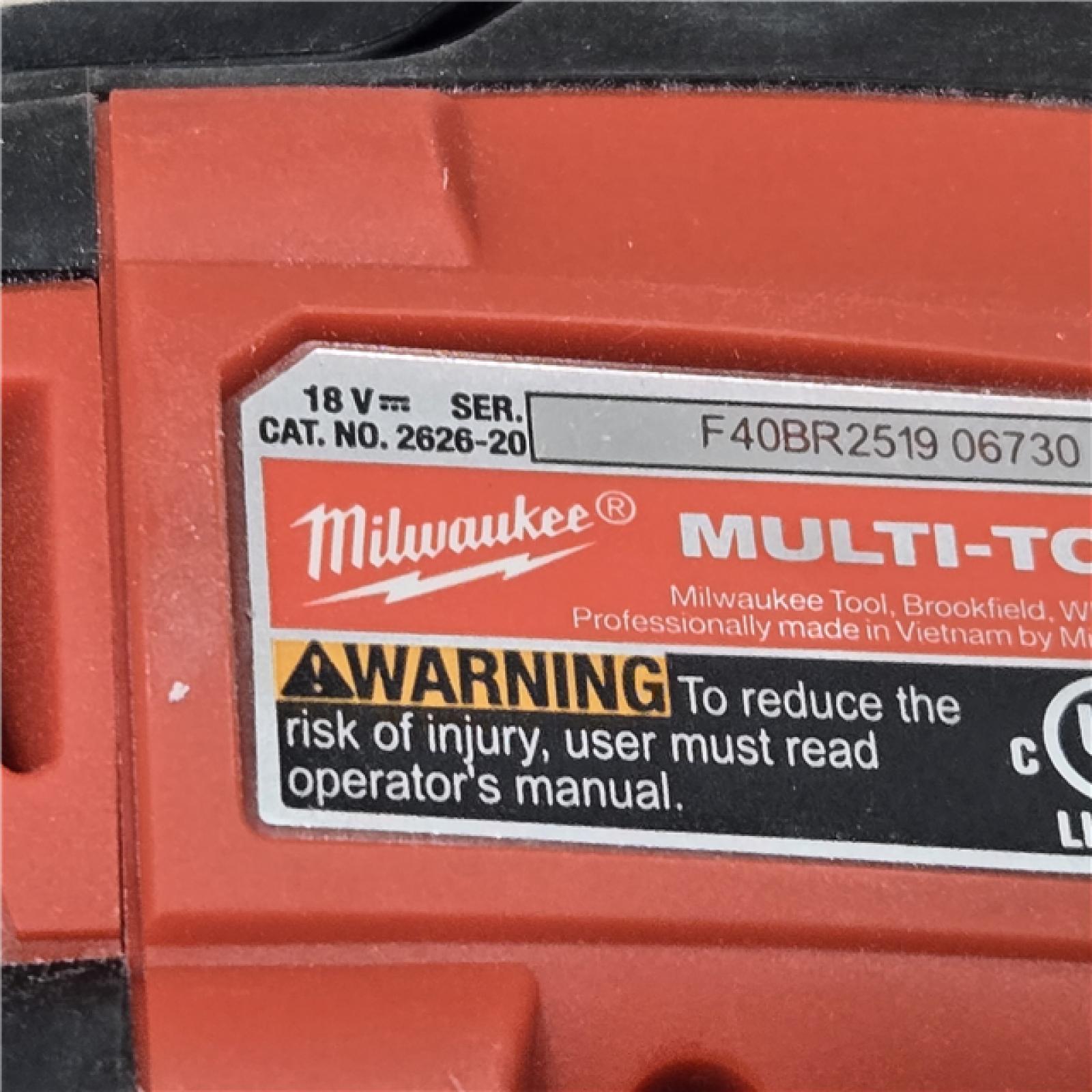 AS-IS Milwaukee 2626-20 M18 Lithium-Ion Cordless Multi-Tool (Tool Only)