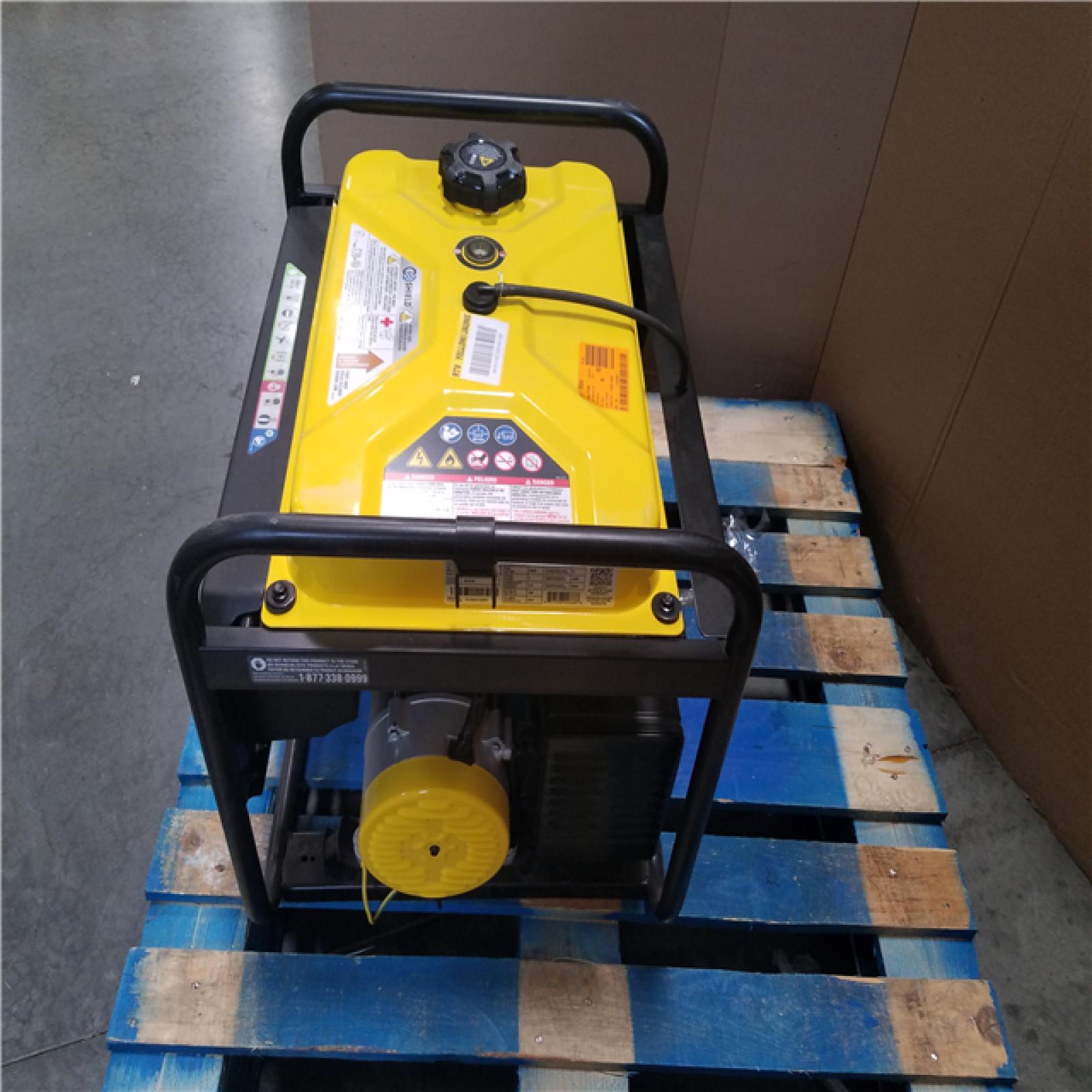 CALIFORNIA AS-IS CHAMPION DUAL FUEL PORTABLE GENERATOR