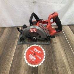 AS-IS Milwaukee FUEL 18V Lithium-Ion Cordless 7-1/4 in. Rear Handle Circular Saw (Tool-Only)