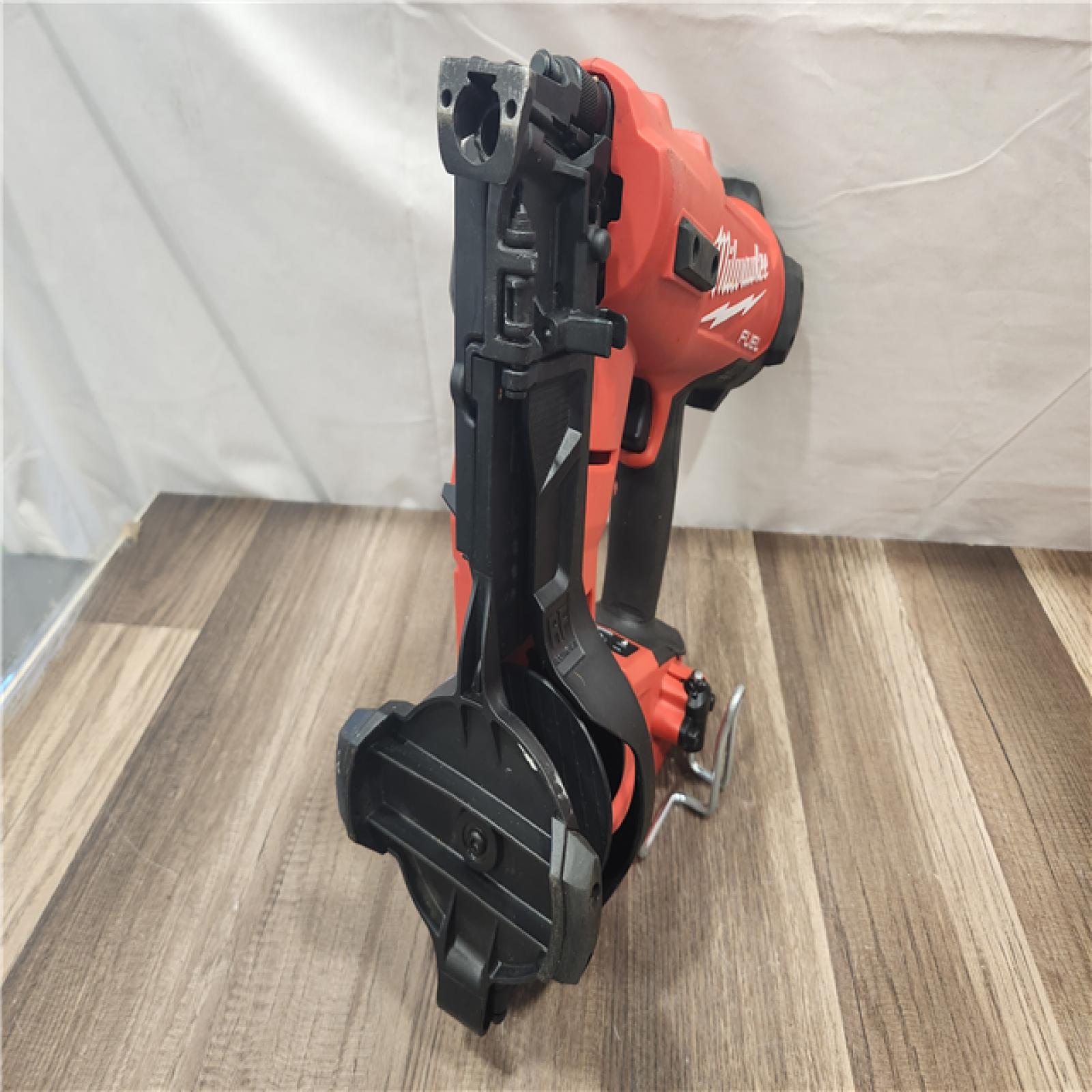 AS-IS- Milwaukee M18 FUEL 18-Volt Lithium-Ion Brushless Cordless Coil Roofing Nailer (Tool Only)