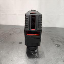 AS-IS- Milwaukee Green 100 ft. Cross Line and Plumb Points Rechargeable Laser Level Kit