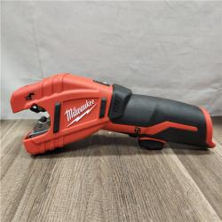AS-IS- Milwaukee M12 12V Lithium-Ion Cordless Copper Tubing Cutter (Tool-Only)
