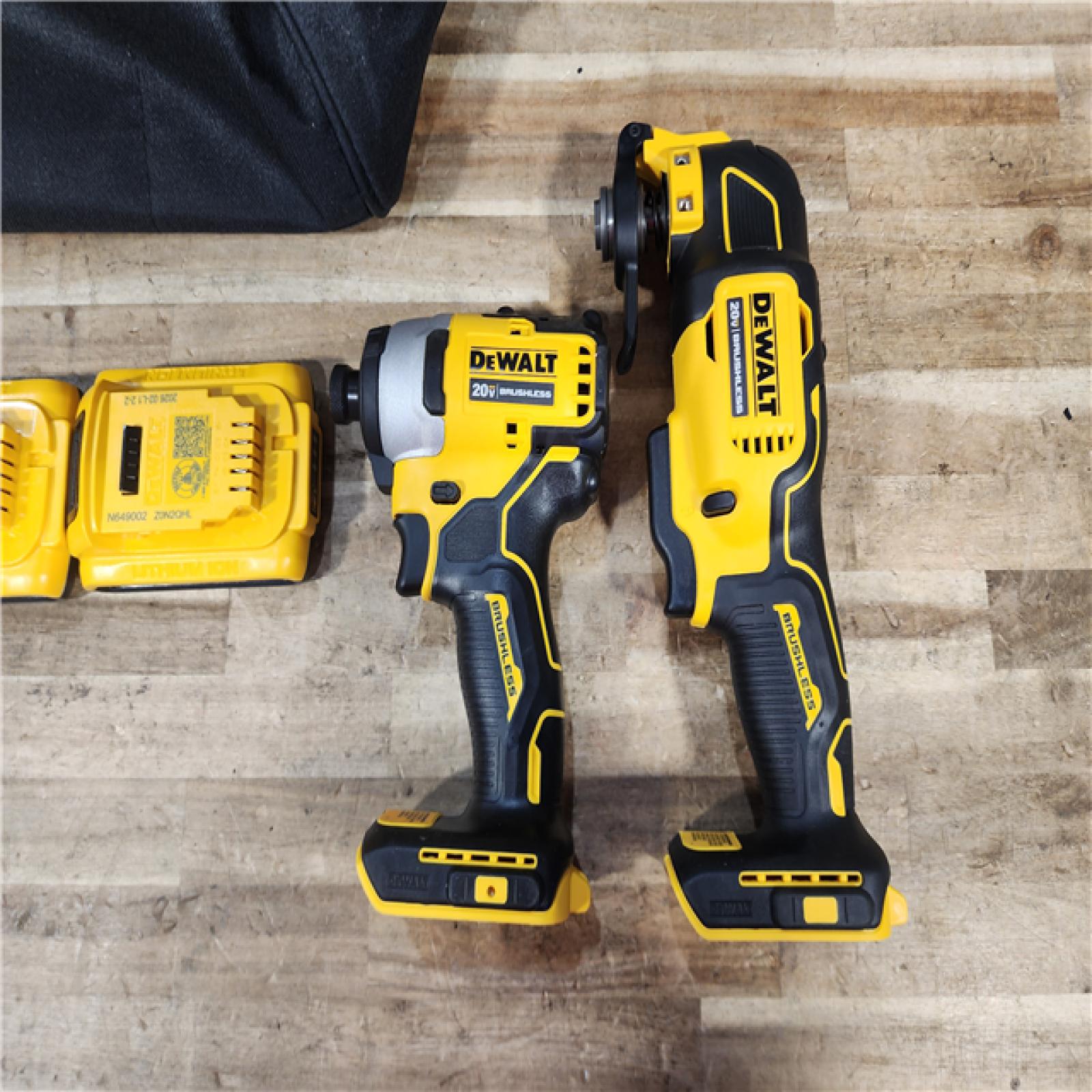 HOUSTON LOCATION - AS - IS DEWALT ATOMIC 20-Volt Lithium-Ion Cordless Brushless (2-Tool) Combo Kit