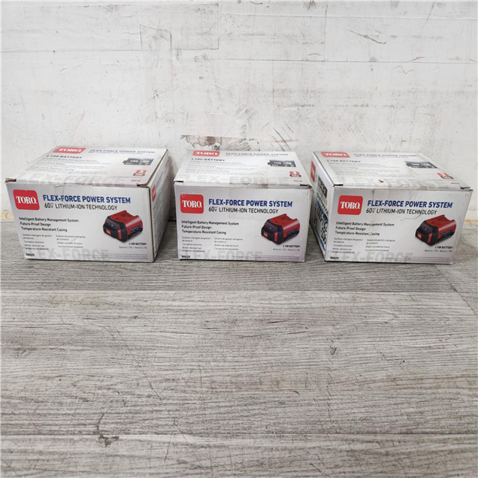 Phoenix Location Toro 60 -Volt, 2 Ah 1 -Pack Lithium Ion (Li-ion) Battery (3-Pack)