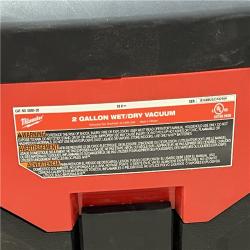 AS-IS Milwaukee 18-Volt 2 Gal. Lithium-Ion Cordless Wet/Dry Vacuum (Vacuum-Only)