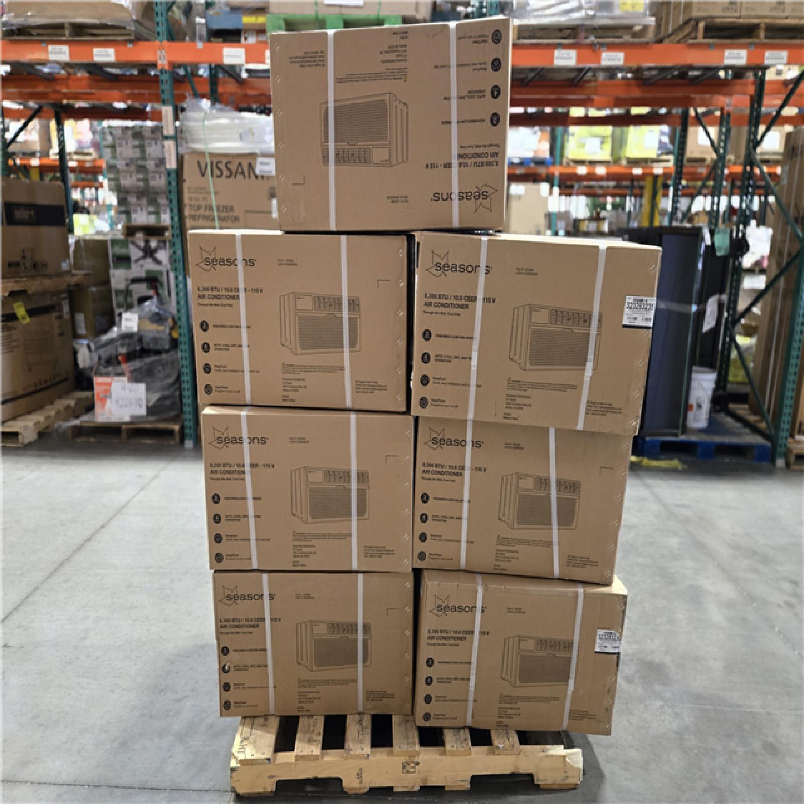 DALLAS LOCATION - SEASONS 8 300 BTU AIR CONDITIONER PALLET-(7 UNITS)