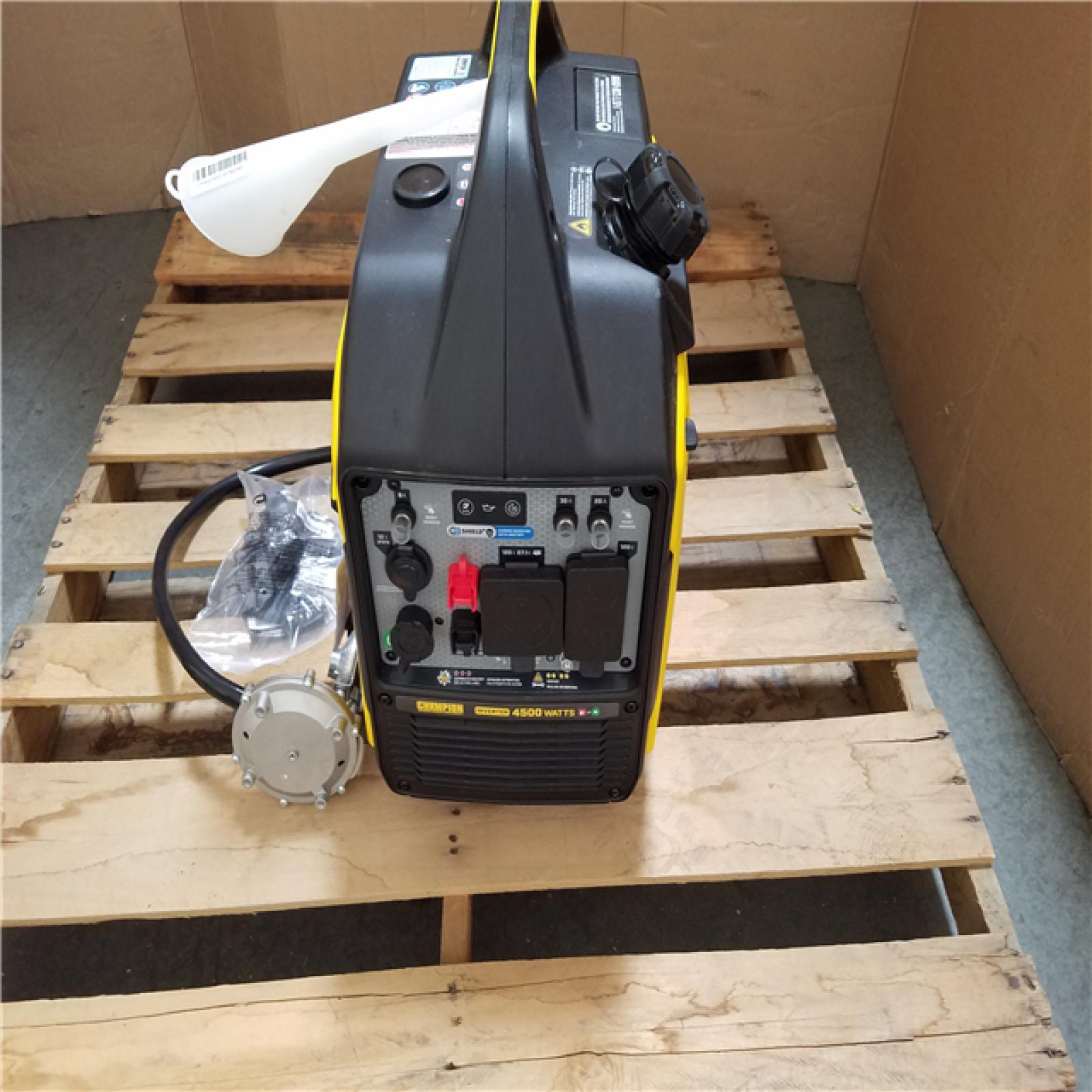 CALIFORNIA AS-IS CHAMPION DUAL FUEL PORTABLE GENERATOR