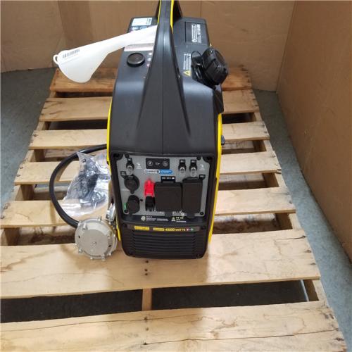 CALIFORNIA AS-IS CHAMPION DUAL FUEL PORTABLE GENERATOR