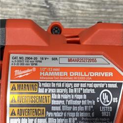 AS-IS Milwaukee FUEL 18V Lithium-Ion Brushless Cordless Hammer Drill and Impact Driver Combo Kit