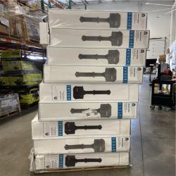 DALLAS LOCATION - Architectural Mailboxes Grand Haven Black, Extra Large, Plastic, Mailbox and Post Combo (27 UNITS)