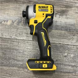 AS-IS DEWALT Atomic 20V Max Lithium-Ion Brushless Cordless Compact 1/4 in. Impact Driver Kit
