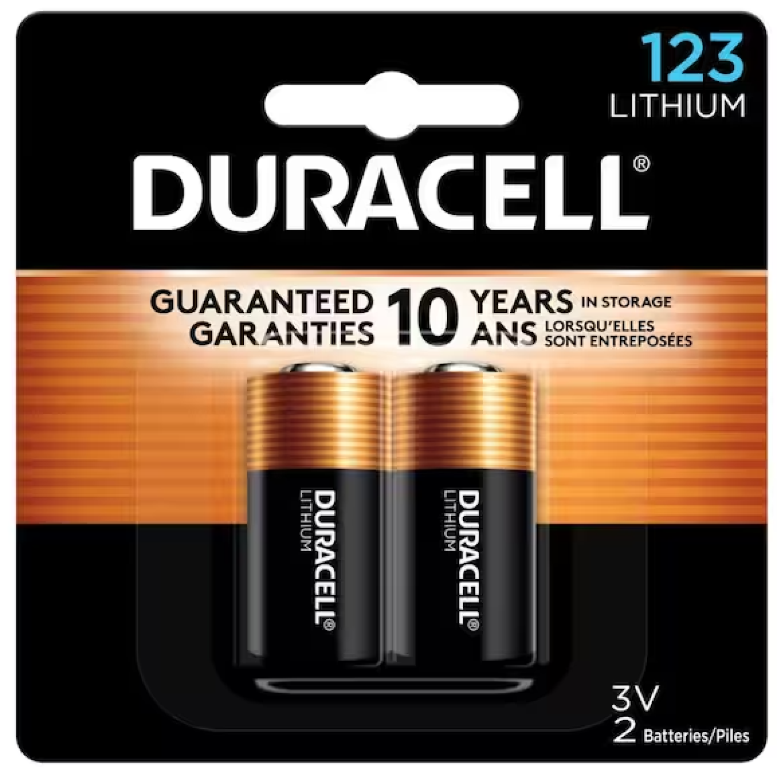 DALLAS LOCATION- NEW! DURACELL CR123 3-Volt High Power Lithium Battery (2 Pack) (72 BATTERIES TOTAL)