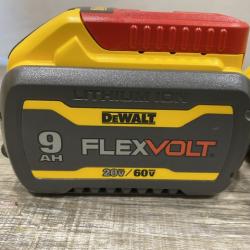 AS-IS DEWALT 20V/60V MAX FLEXVOLT Lithium-Ion 9.0Ah Battery and Charger Starter Kit
