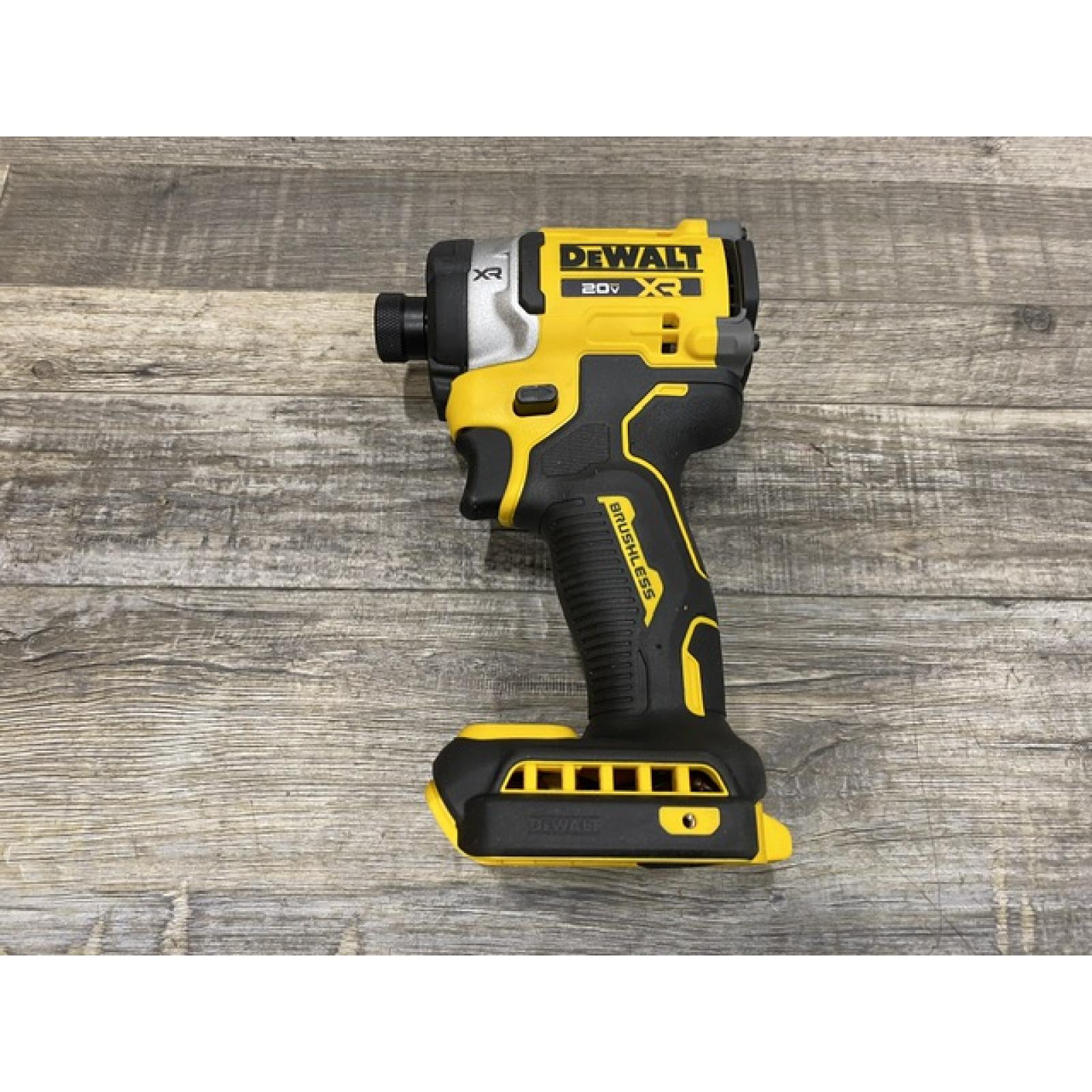 AS-IS DEWALT 20V MAX XR Lithium-Ion Brushless Cordless 3-Speed High Torque 1/4 in. Impact Driver Kit